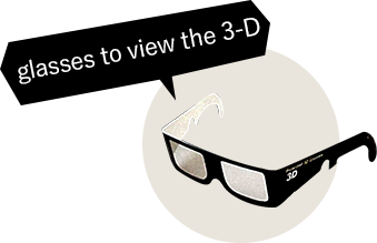 3D映像鑑賞用メガネ